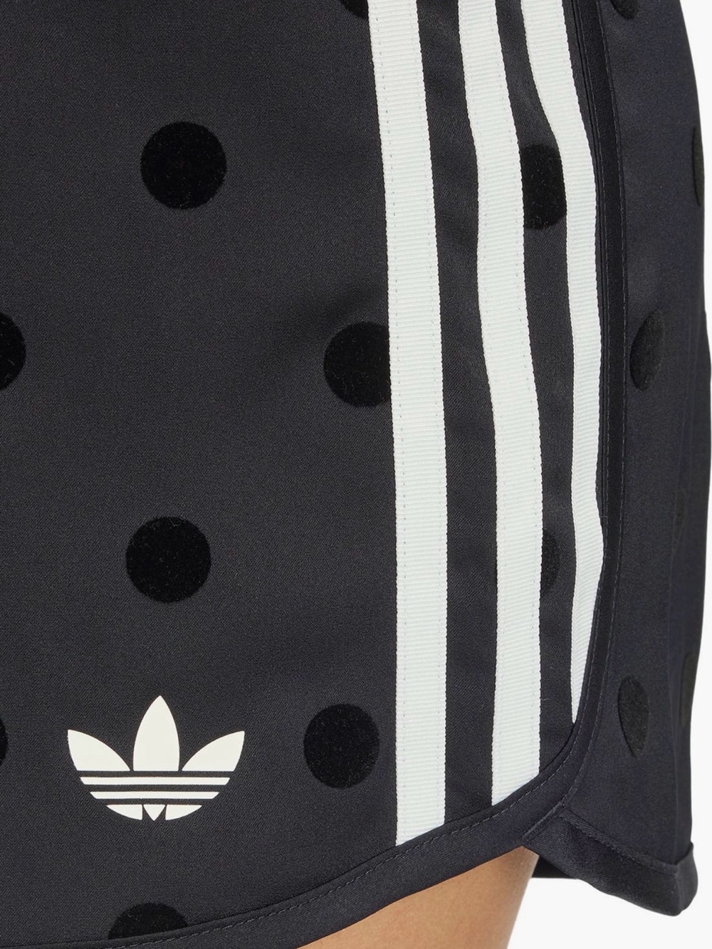 NWT adidas Polka Dot Sprinter Shorts (BLACK) - Picture 4 of 8